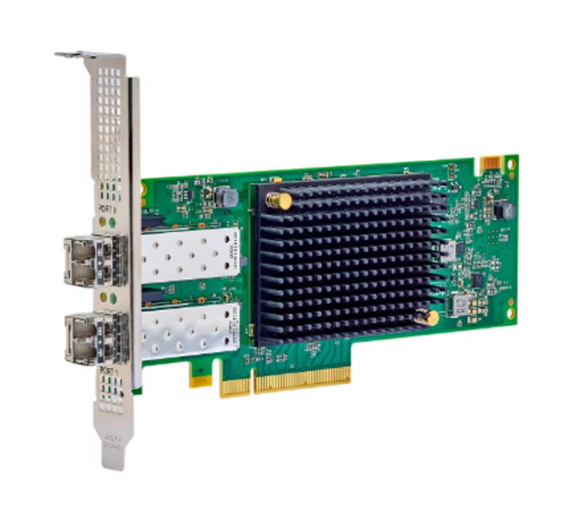 Broadcom Emulex LPE36002-M64 HBA Card Dual-Port Fiber MMF Optical LC SFP+ Host Bus Adapter 64Gb Gen7 Network Card